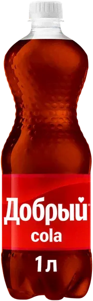 Напиток сильногазированный "Добрый Cola", пэт 1 л-0