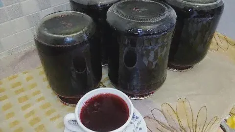 Сок из вишни на зиму