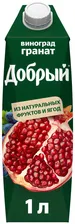 Нектар Добрый из винограда и граната, 1л