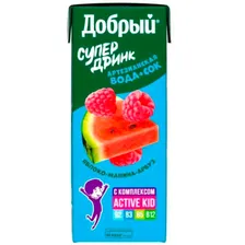 Сок Добрый Арбуз-Малина 0.2 л, 27 шт. в уп.