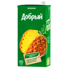 Coк Добрый Ананас 2 литра 6 штук в упаковке