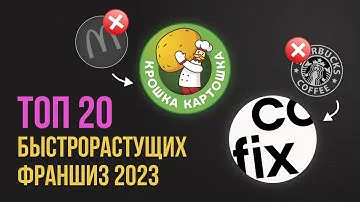 ТОП 20 франшиз 2023. Рейтинг самых быстрорастущих франшиз.