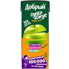 Сок Добрый 200мл яблоко