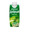 «Добрый» сок Яблочный 0,33x24 Тп