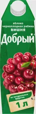 Сок "Добрый" Вишневый нектар, 1 л