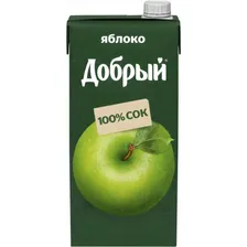 Сок ДОБРЫЙ Яблоко, 2л в магазинах Лента
