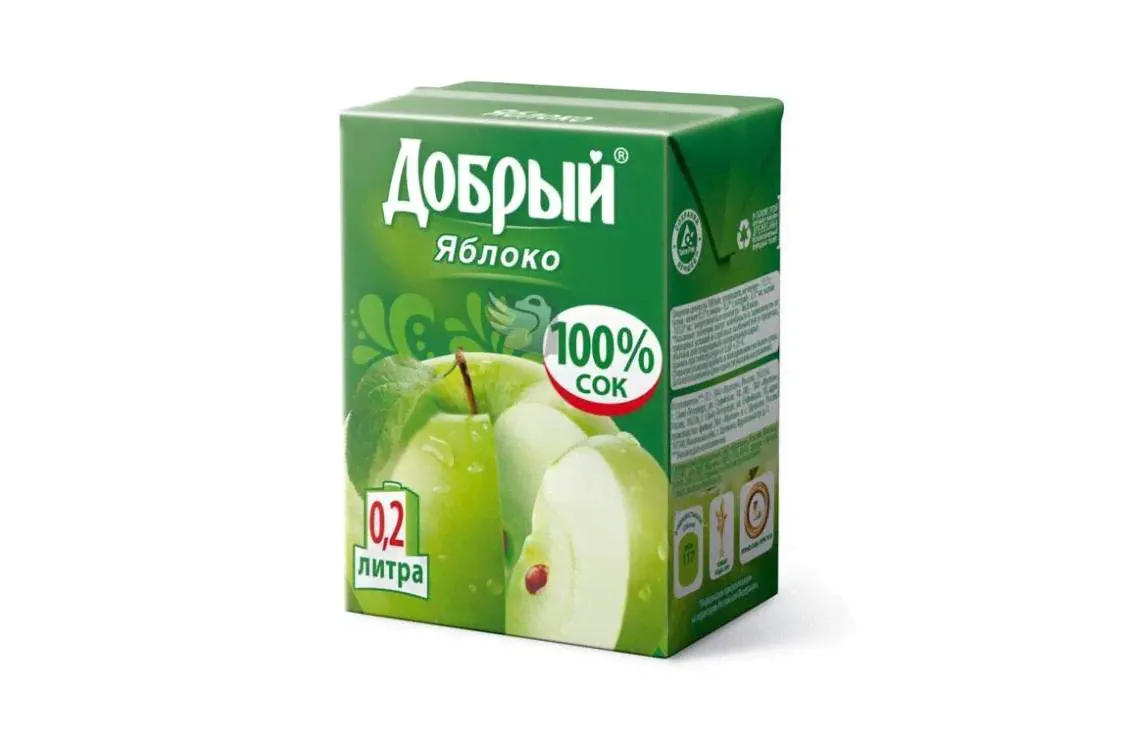 Яблочный сок добрый 0,2 л