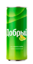 Добрый 0,33 а/б. (12) Лимон/Лайм (бывший Спрайт)