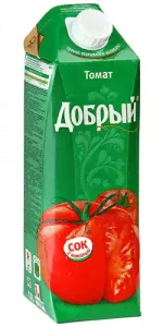 Сок Добрый 1л Сок ТОМАТНЫЙ *12 КОРОБКА!!!-0
