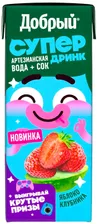Напиток сокосодержащий Добрый Active Kid из яблок и клубники 200мл
