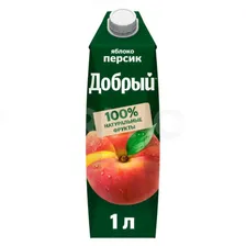 Нектар Добрый яблоко-персик (1 л)