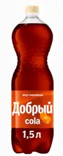 Напиток ДОБРЫЙ "Кола Карамель" газированный 1.5 л