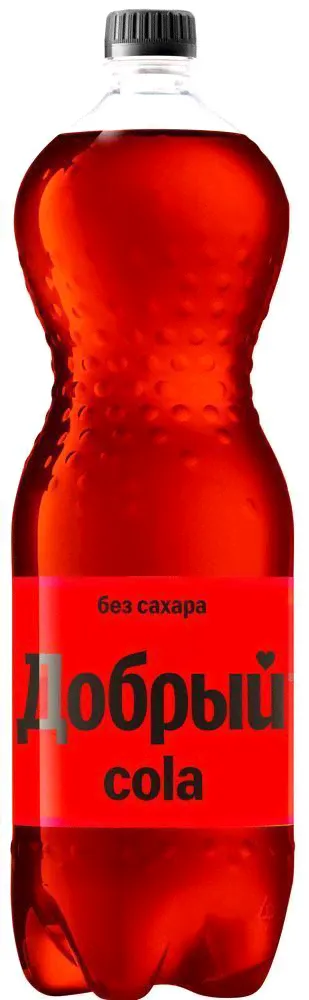 Напиток Добрый Кола без сахара безалкогольный сильногазированный 1,5л-0