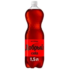 Добрый КОЛА без сахара ПТ 1,5 л/9шт