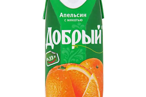 Нектар Добрый апельсин 0,33 л