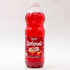Морс Добрый из винограда и клюквы пэт 0,3л