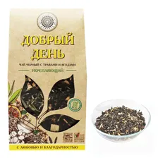 Чай черный Фабрика здоровых продуктов Добрый день с травами и ягодами укрепляющий 75 г
