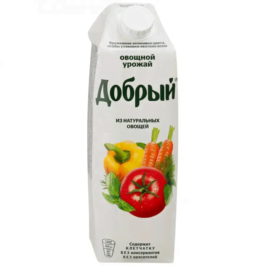 Сок "Добрый "овощ микс КМБ 1л