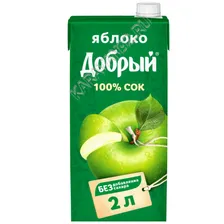 Добрый 2л яблоко сок