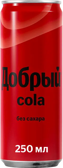 Напиток Добрый Кола без сахара 250мл-0