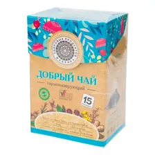 Чай черный Фабрика здоровых продуктов Добрый чай Гармонизирующий в пирамидках 2 г 15 шт
