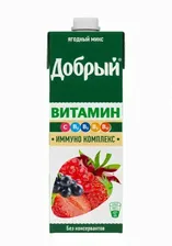 Сок ДОБРЫЙ Витамин "Фрукты-Ягоды" 0.95 л
