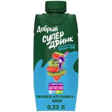 0,33Л СОК НАП добрый клубника