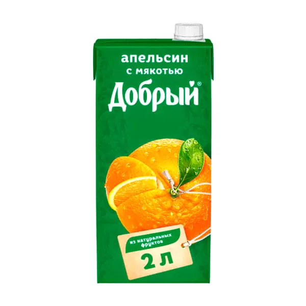 «Добрый» нектар Апельсиновый 2x6 Тп-0