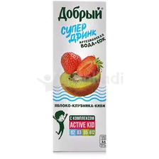 Сок Добрый 0,2л киви/яблоко/клубника т/п