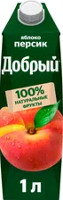 Напиток Добрый Яблоко/Персик 1л